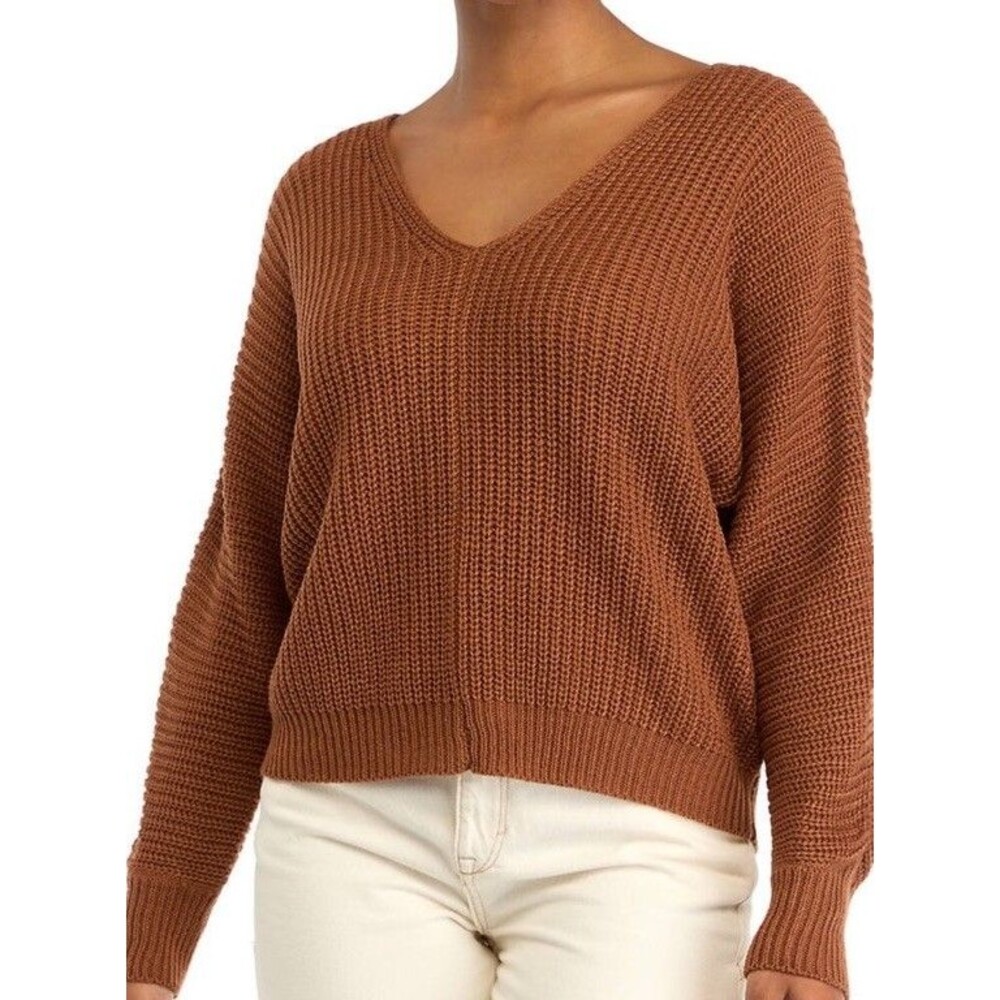 Oak & Trellis Women's Double V Sweater Size Small
